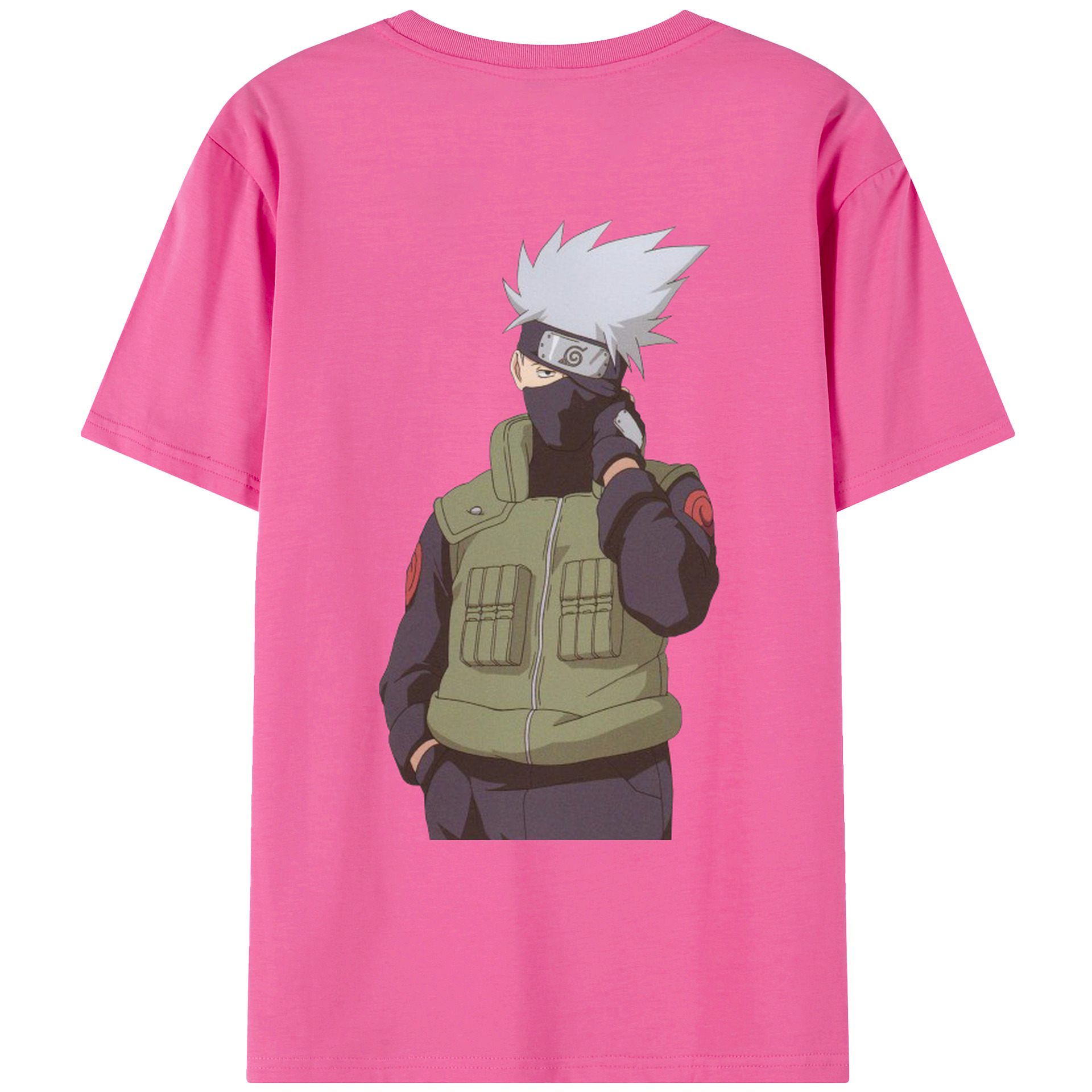 （画像用） NARUTO -ナルト- はたけ カカシ Hatake Kakashi レディース半袖Tシャツ(バックプリント)